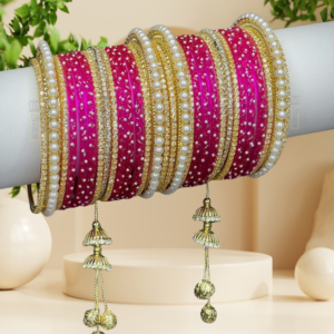 15 Dozen Premium Glass Bangles With Triple Stand Premium Velvet Box (Copy)